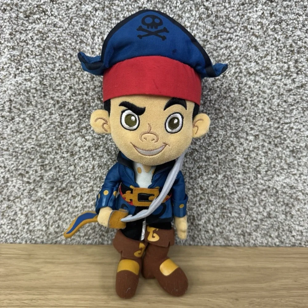 Disney Parks Jake & The Neverland Pirates Captain‎ Jake Sword Stuffed Plush 14